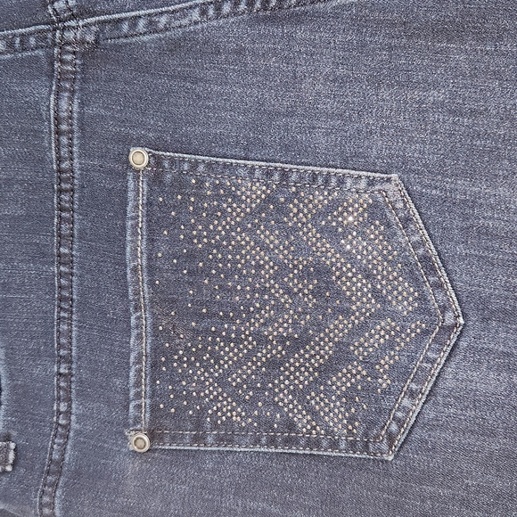 SECRETS WOMENS JEANS SIZE 12 RHINESTONE EMBELLISHMENT NEW QIT TAGS - Picture 3 of 14